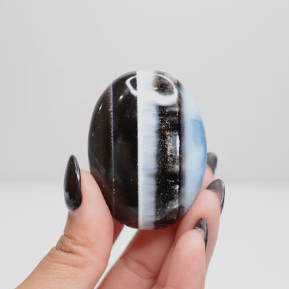 Blue Opal Palm Stone 36