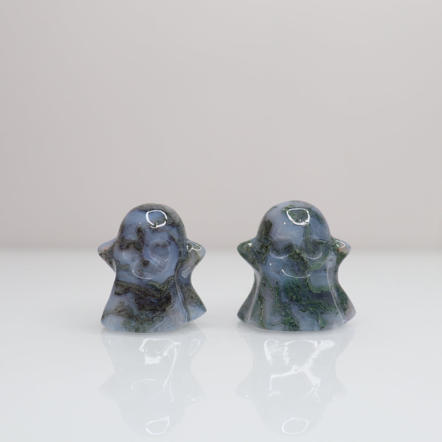 Moss Agate Mini Ghosts | You Choose