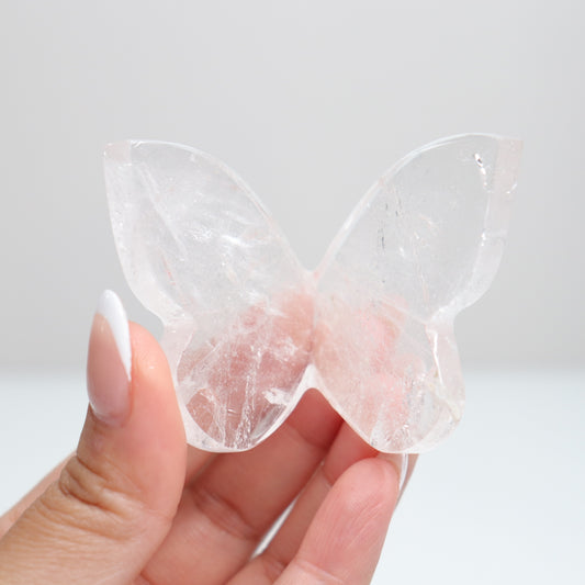 Clear Quartz Butterly H