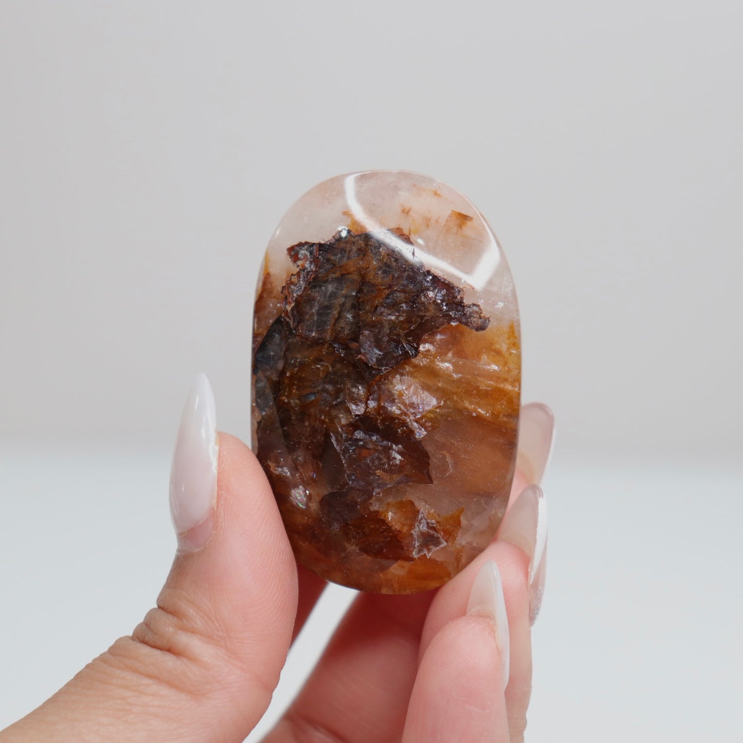 Golden Healer Palm Stone 8