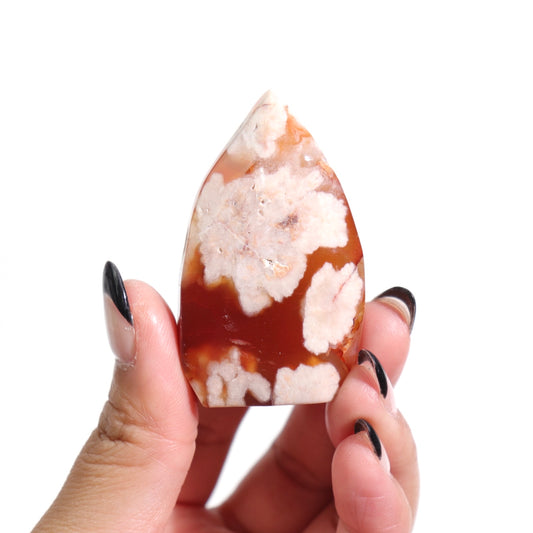 Carnelian x Flower Agate Freeform | 4