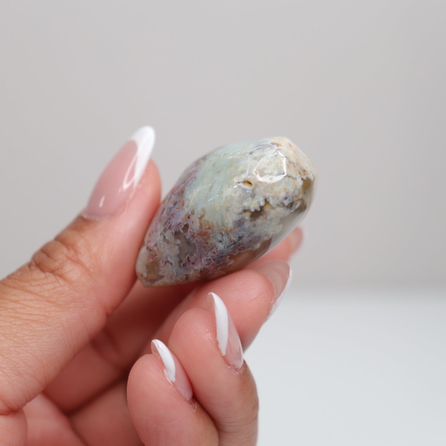 Moss Agate Heart | H
