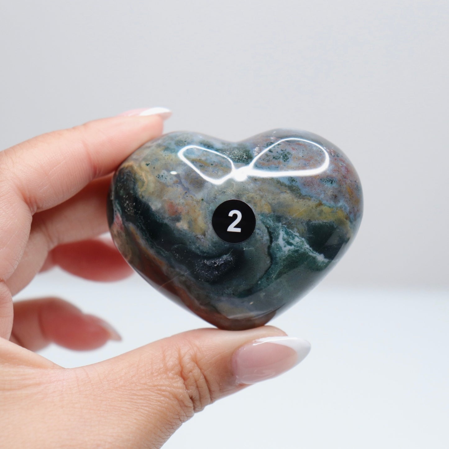 Ocean Jasper Heart | 2
