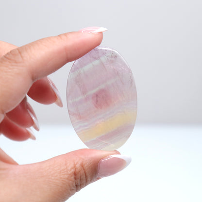 Fluorite Palm Stone | 21