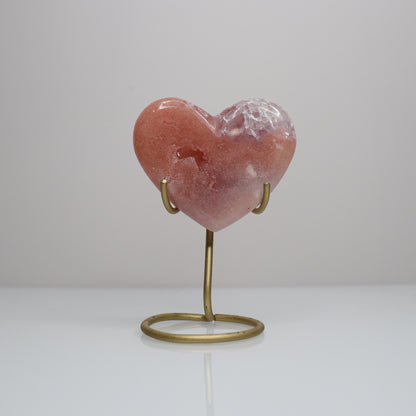 Pink Amethyst Heart | 8
