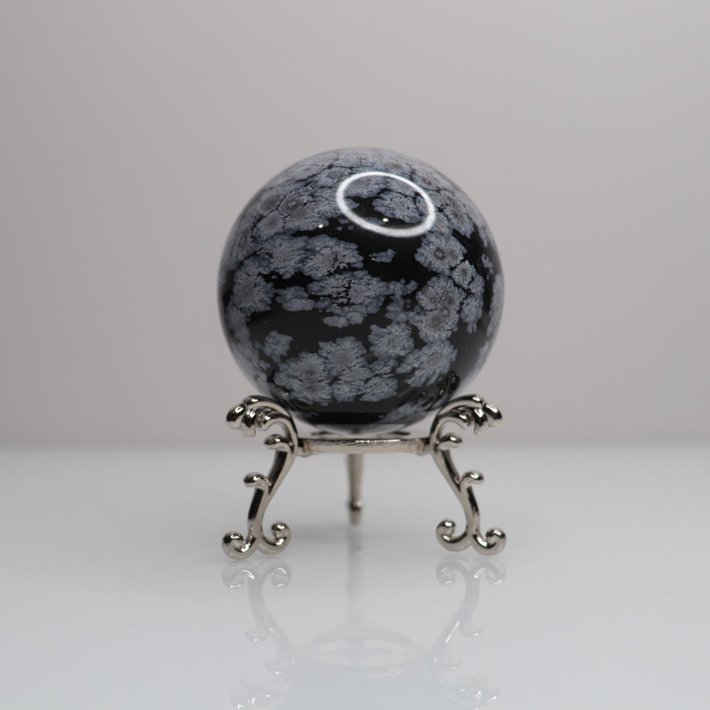 Snowflake Obsidian Sphere | 71