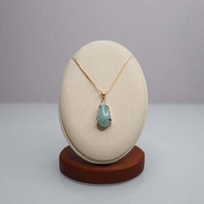 18k Gold Plated Amazonite Necklace | 2