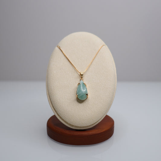 18k Gold Plated Amazonite Necklace | 2