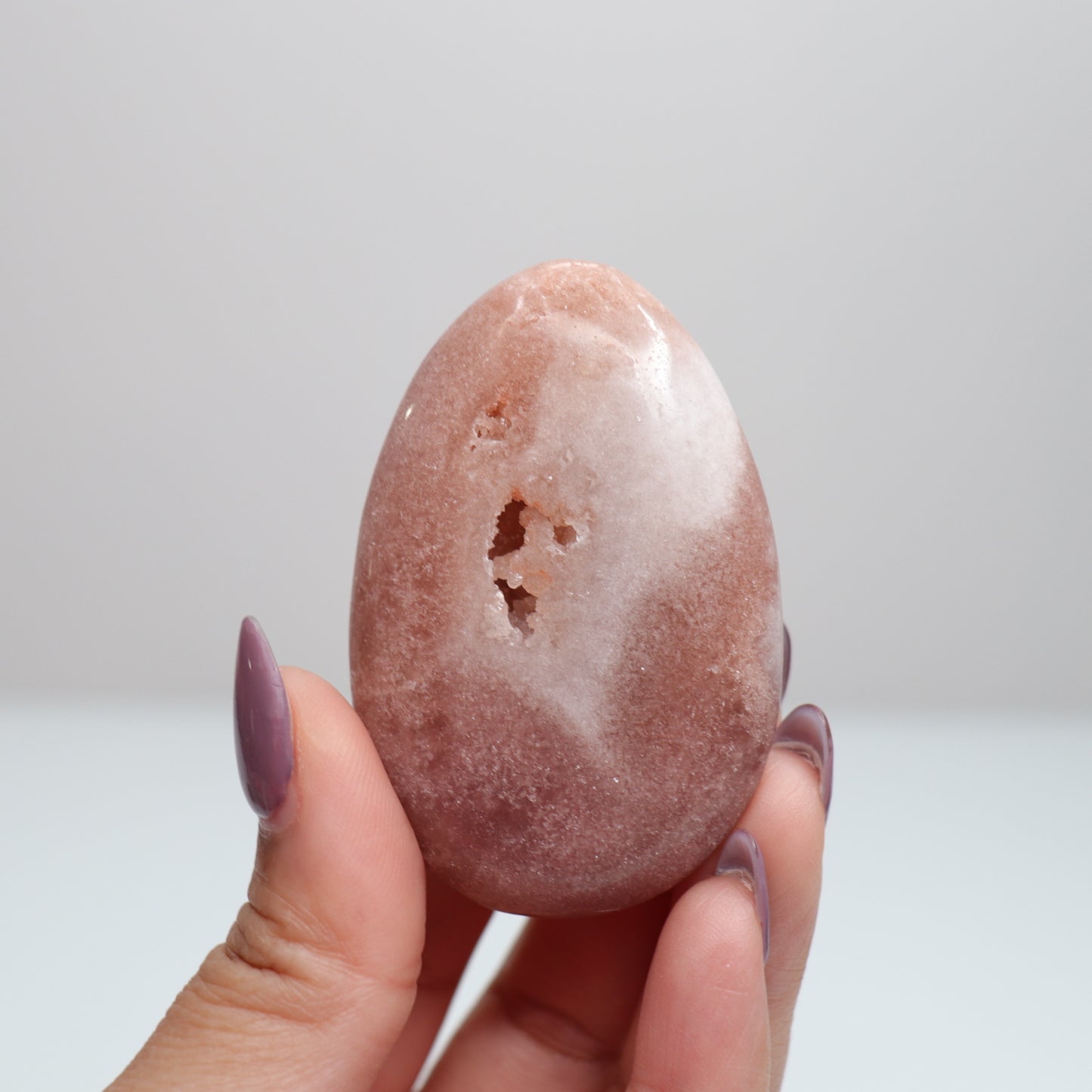 Pink Amethyst Palm Stone | 9