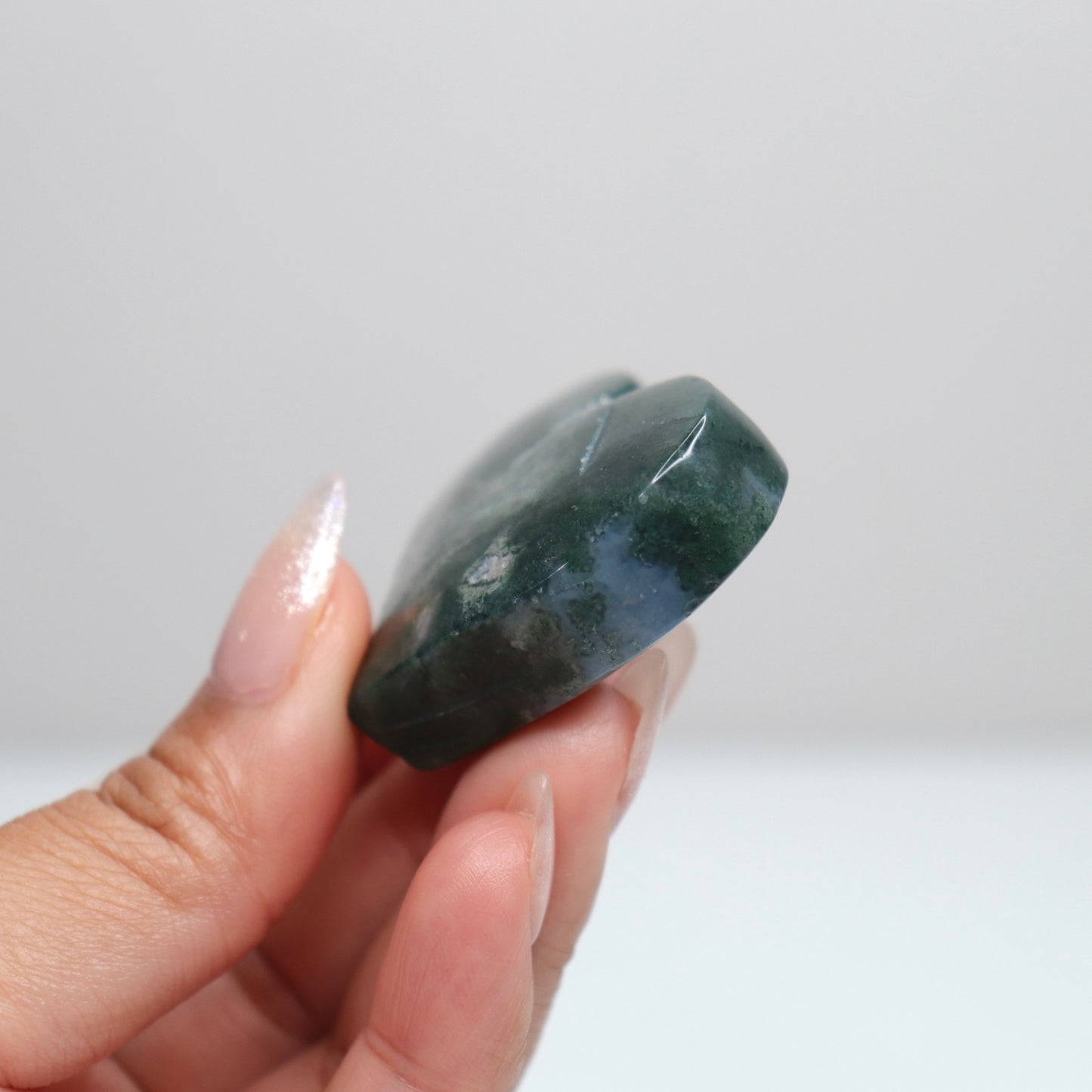 Moss Agate Heart | 61