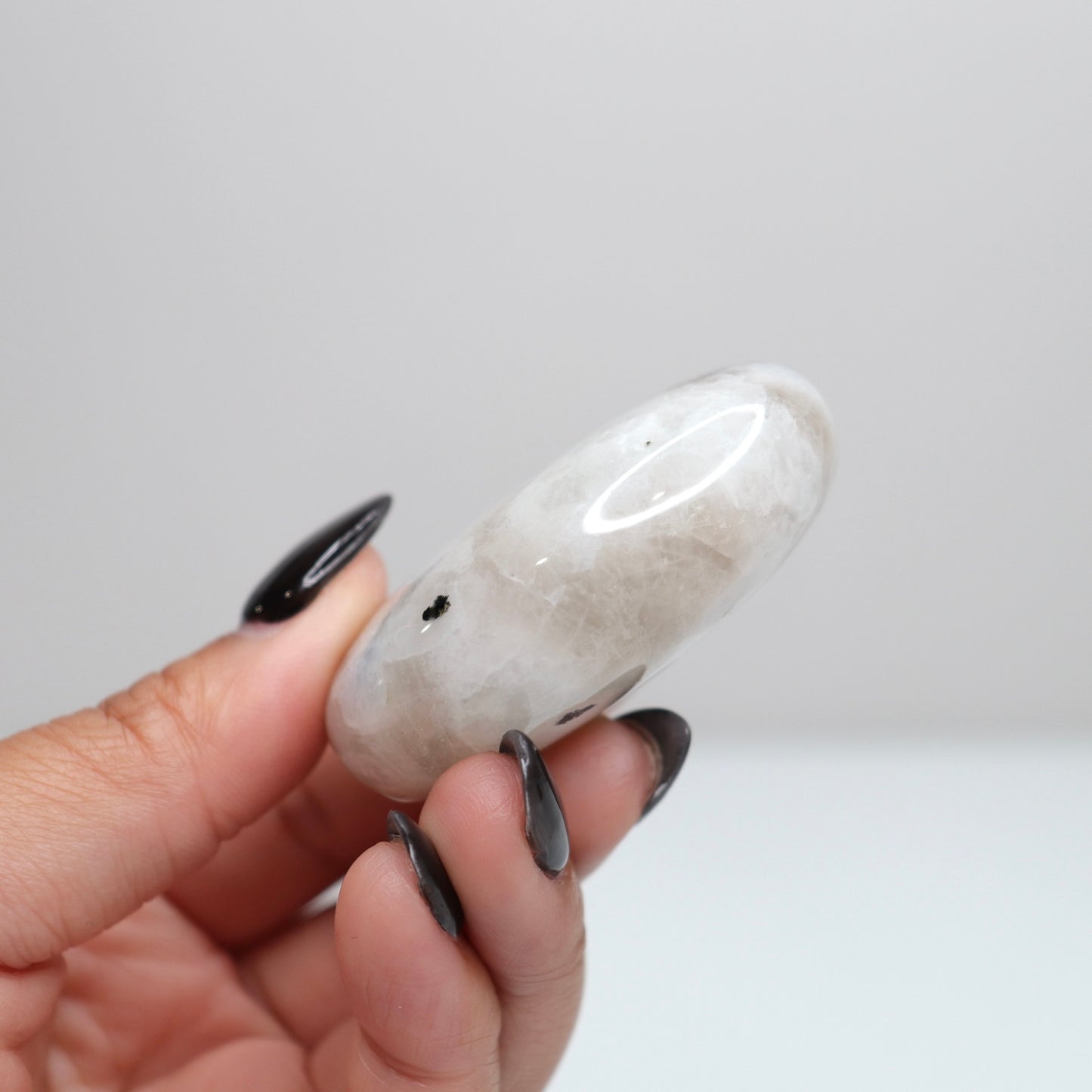 Rainbow Moonstone Palm Stone 59