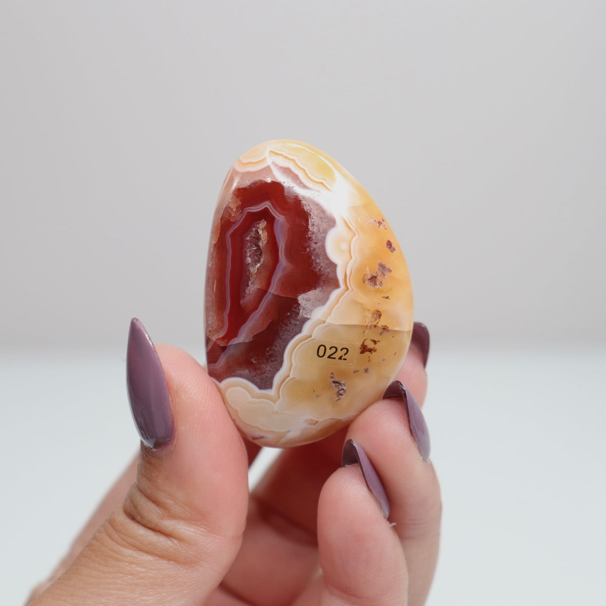 Malawi Agate Palm Stone 022