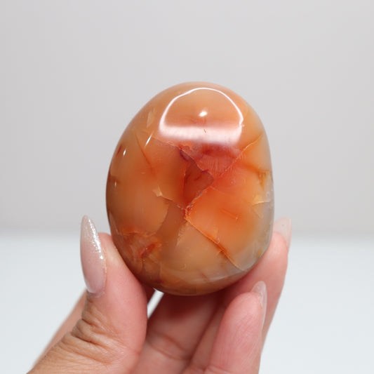 Carnelian Palm Stone 87
