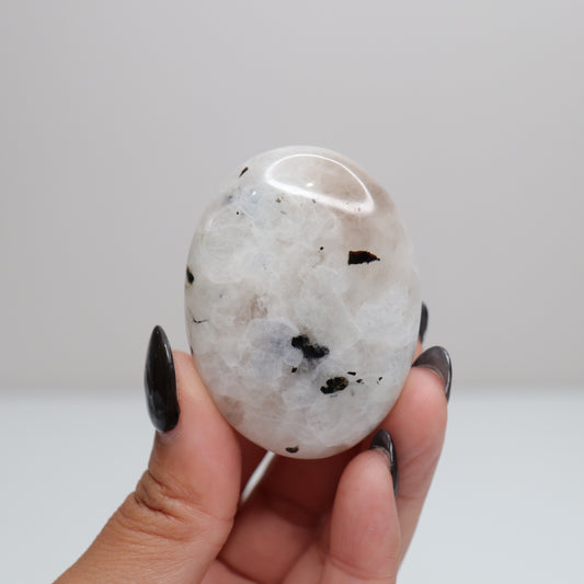 Rainbow Moonstone Palm Stone 58