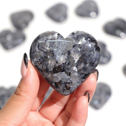 Larvikite Hearts