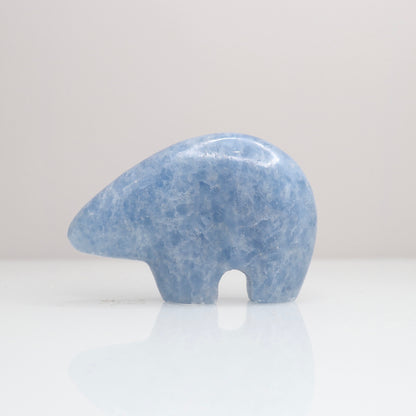 Blue Calcite Bear 2