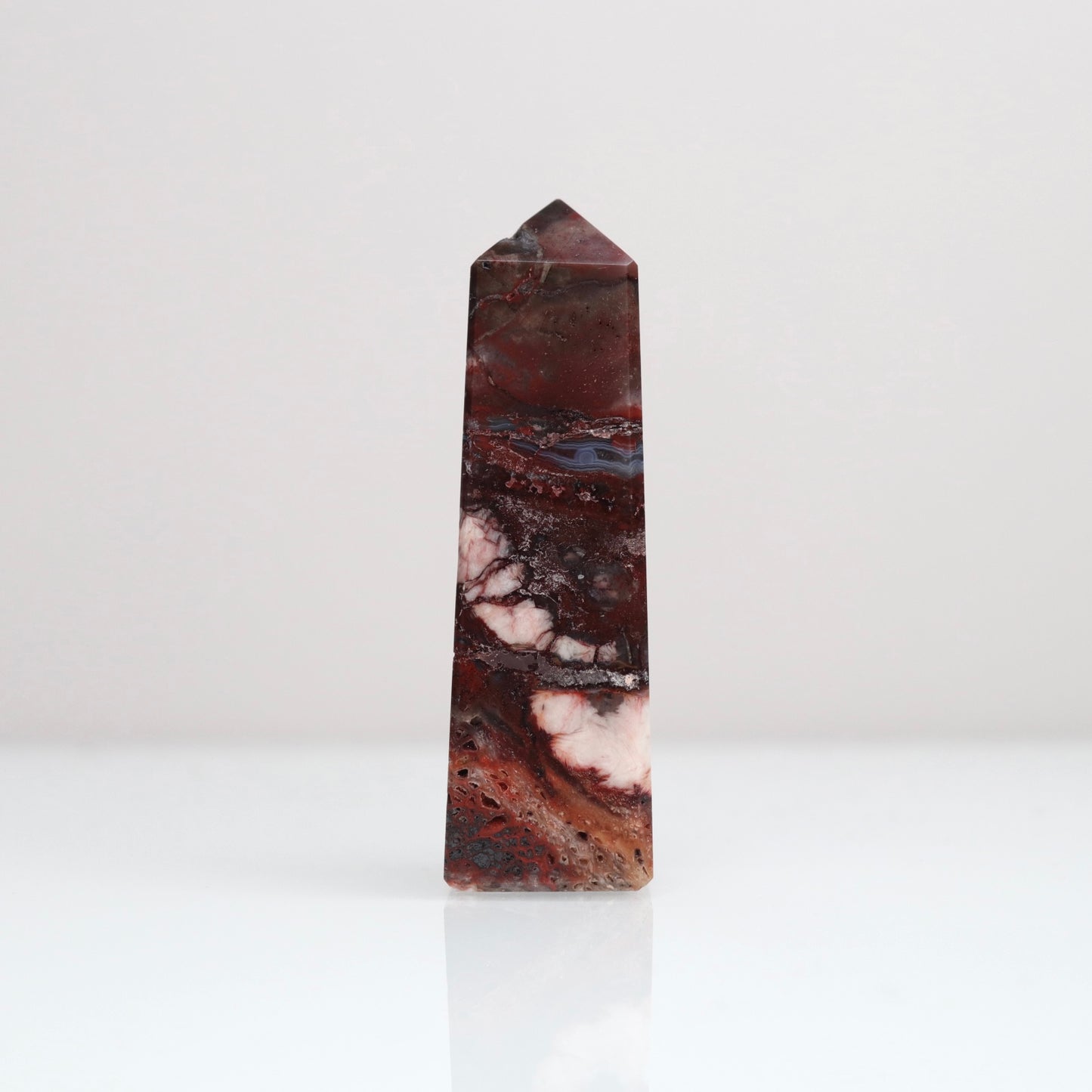 Mexican Lace Agate Tower 114