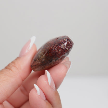 Moss Agate Heart | J