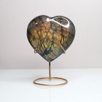 Labradorite Heart | Large