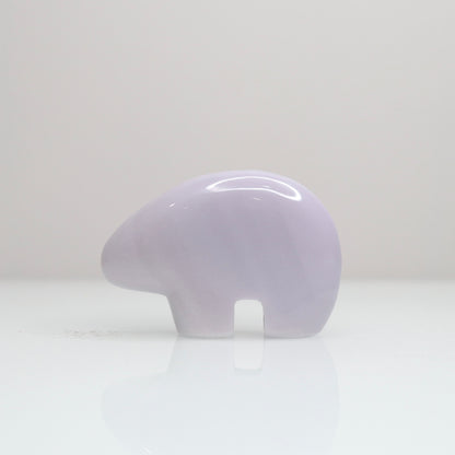 Lavender Fluorite Bear 107