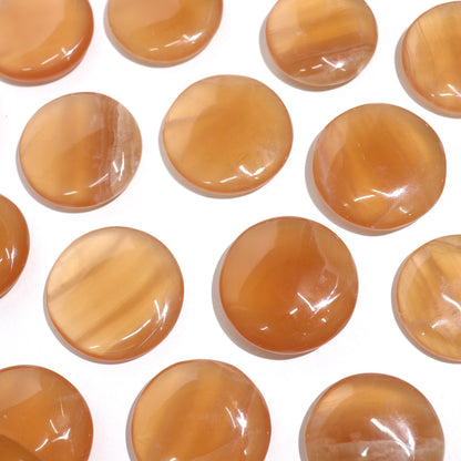 Honey Calcite Flat Stones
