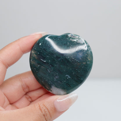 Moss Agate Heart | 60