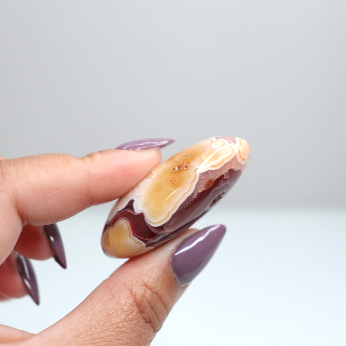 Malawi Agate Palm Stone 022