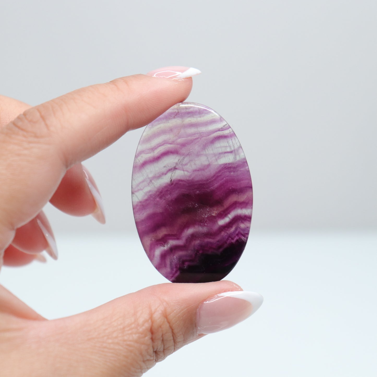 Fluorite Palm Stone | 17