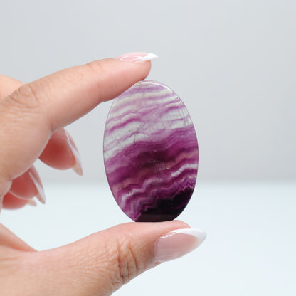 Fluorite Palm Stone | 17