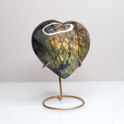 Labradorite Heart | Large