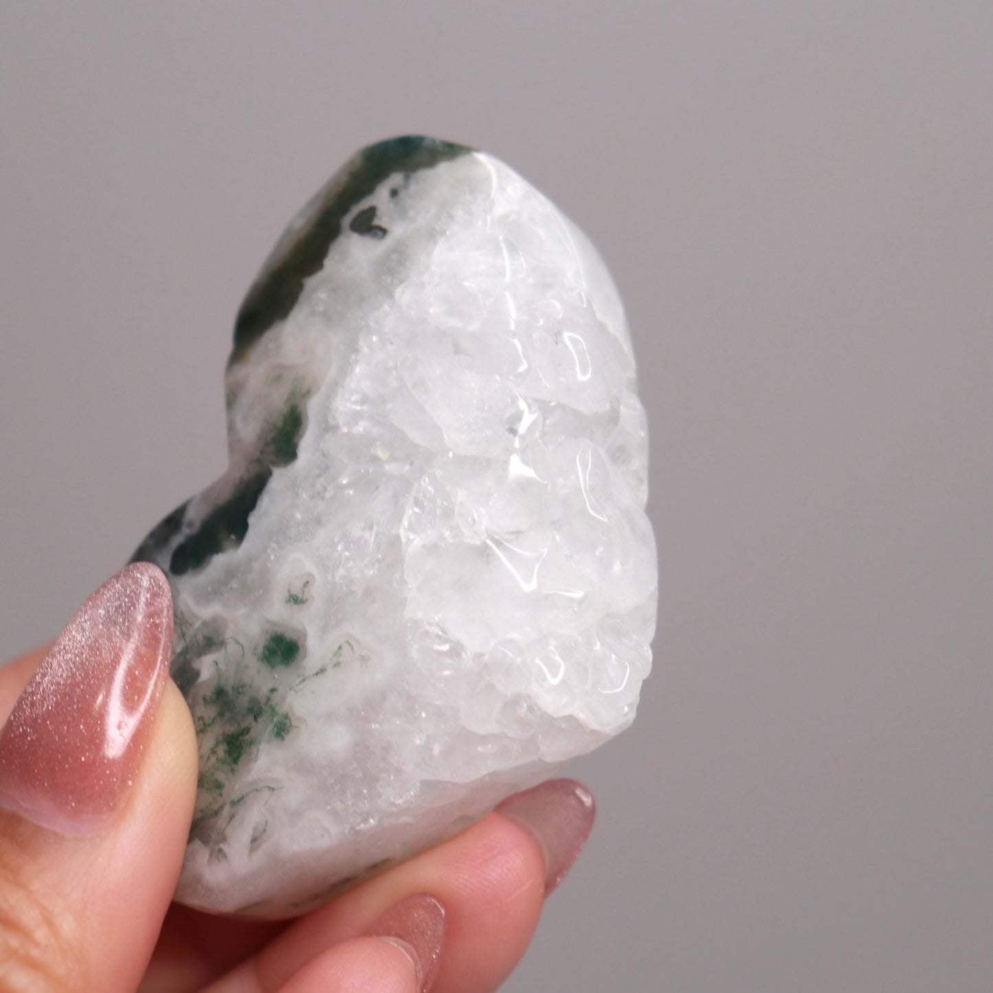 Moss Agate Heart | 7