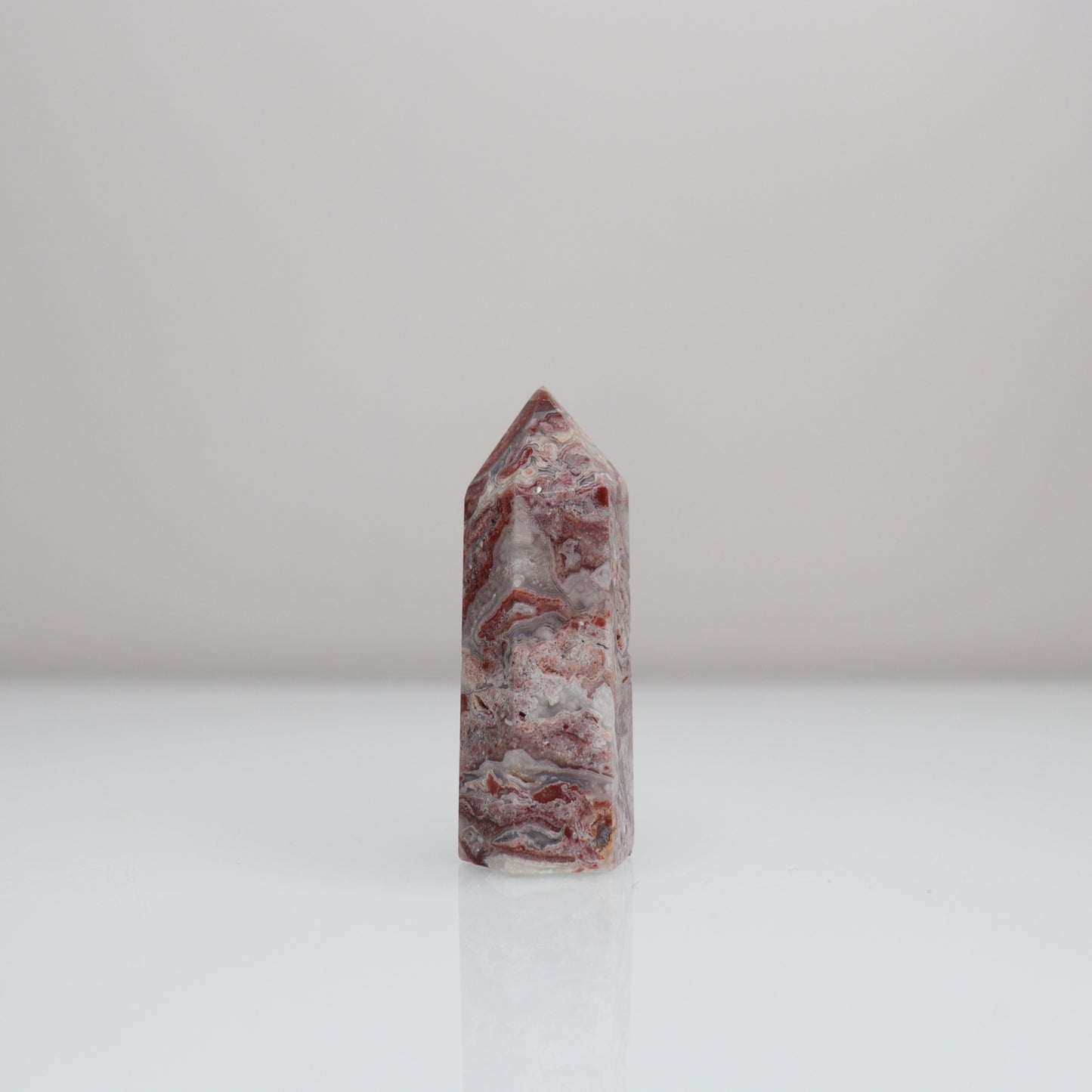 Crazy Lace Agate Tower 18*