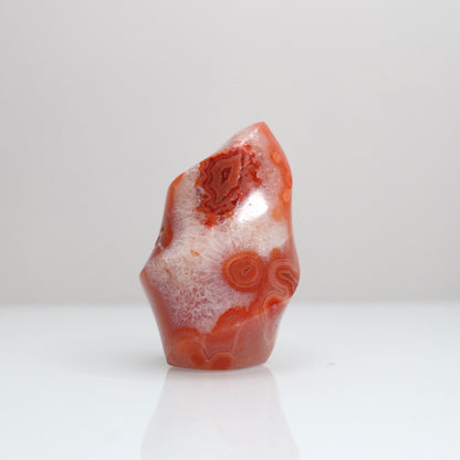 Carnelian Flame w/ Moss Agate | 16