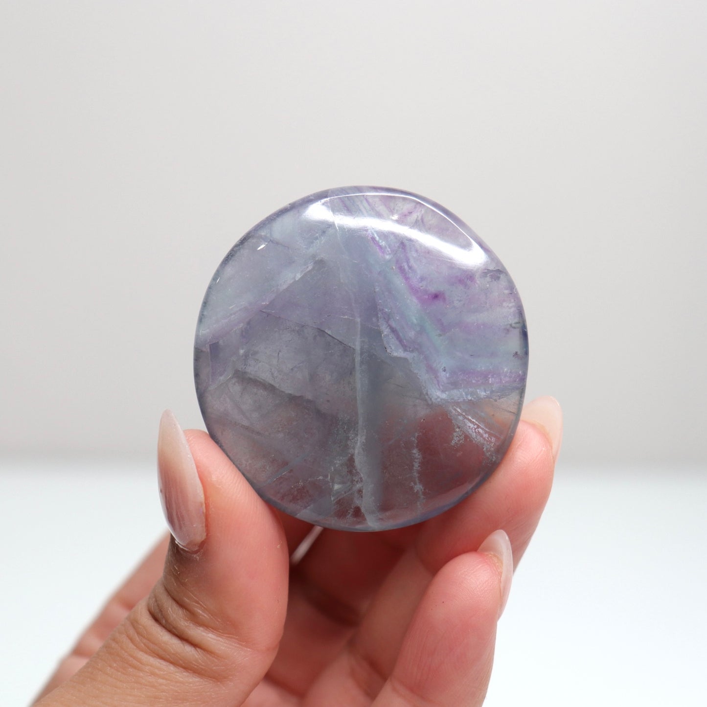 Fluorite Flat Stone | 56