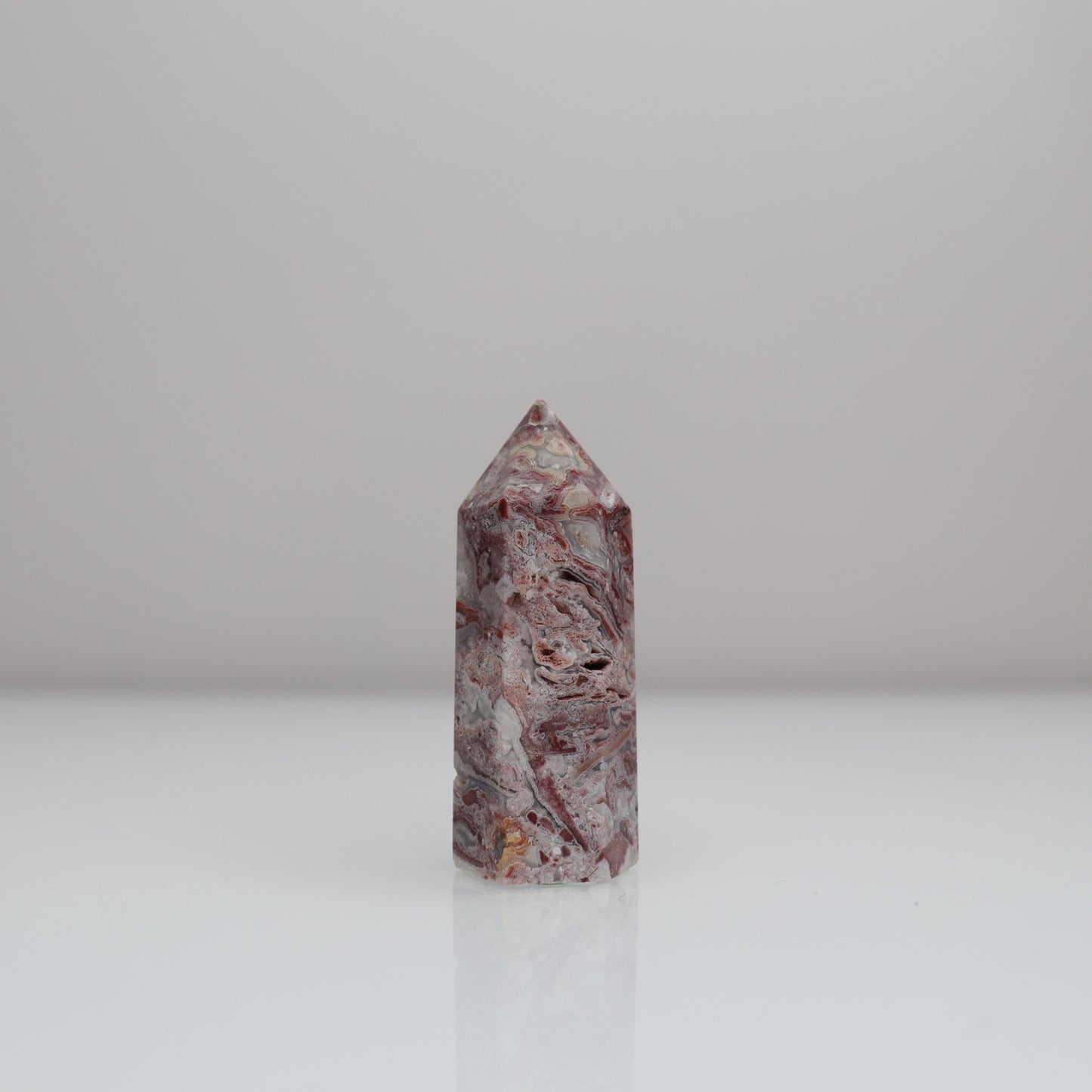 Crazy Lace Agate Tower 18*