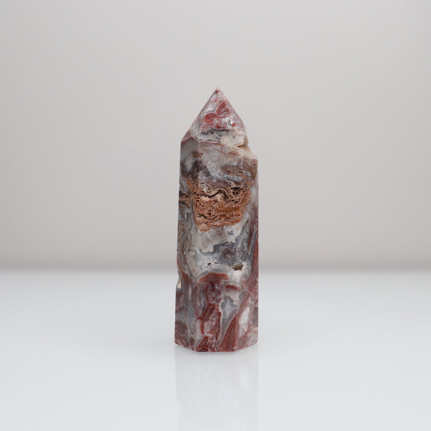 Crazy Lace Agate Tower 8
