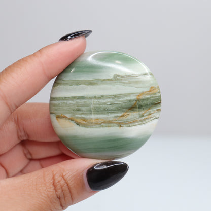 Banded Serpentine Flat Stone 20