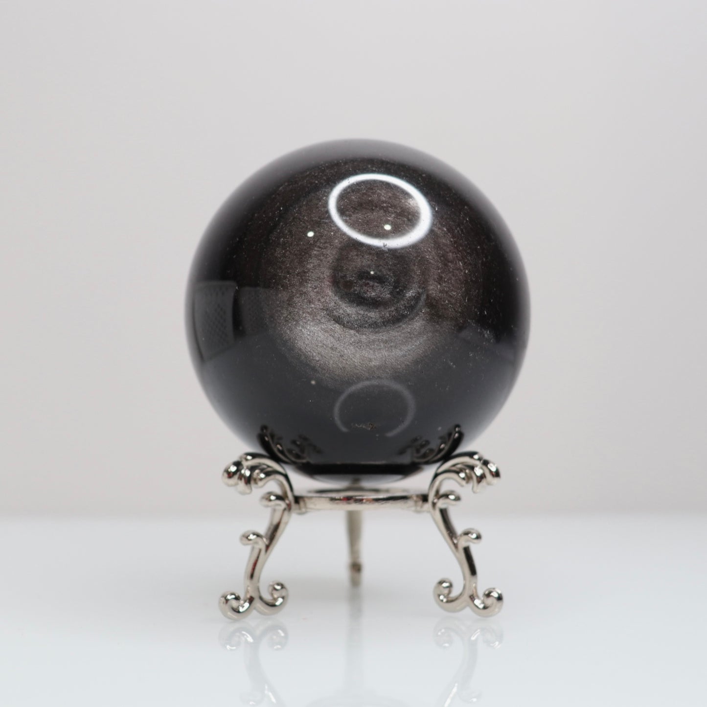Silver Sheen Obsidian Sphere | C