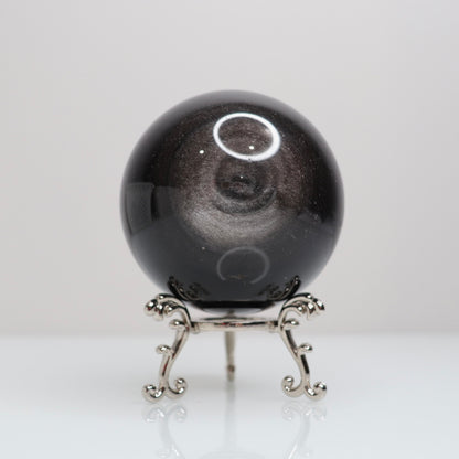 Silver Sheen Obsidian Sphere | C