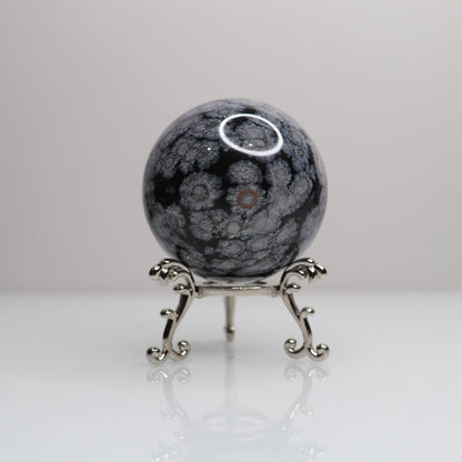 Snowflake Obsidian Sphere | 69