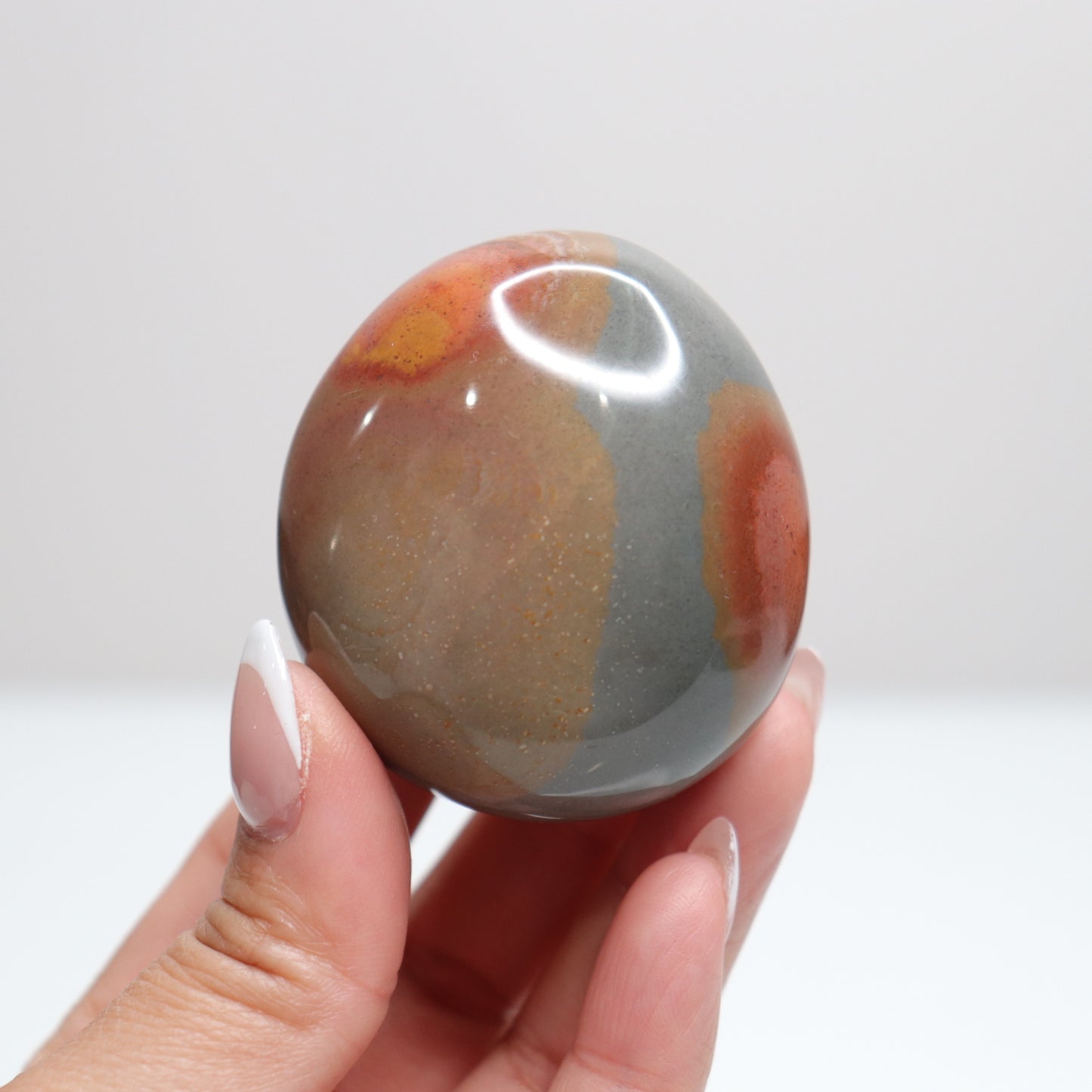 Polychrome Jasper Palm Stone | 25