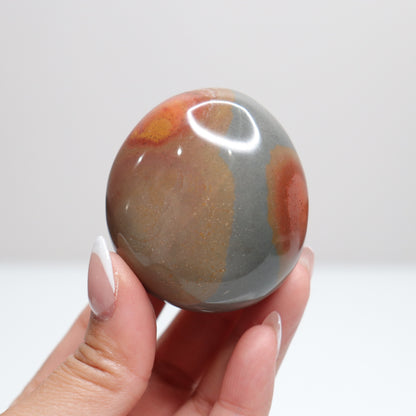 Polychrome Jasper Palm Stone | 25
