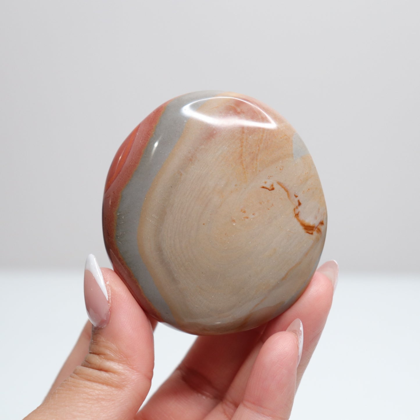 Polychrome Jasper Palm Stone | 23