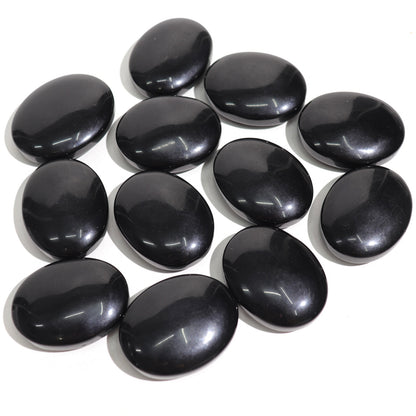 Black Obsidian Palm Stones