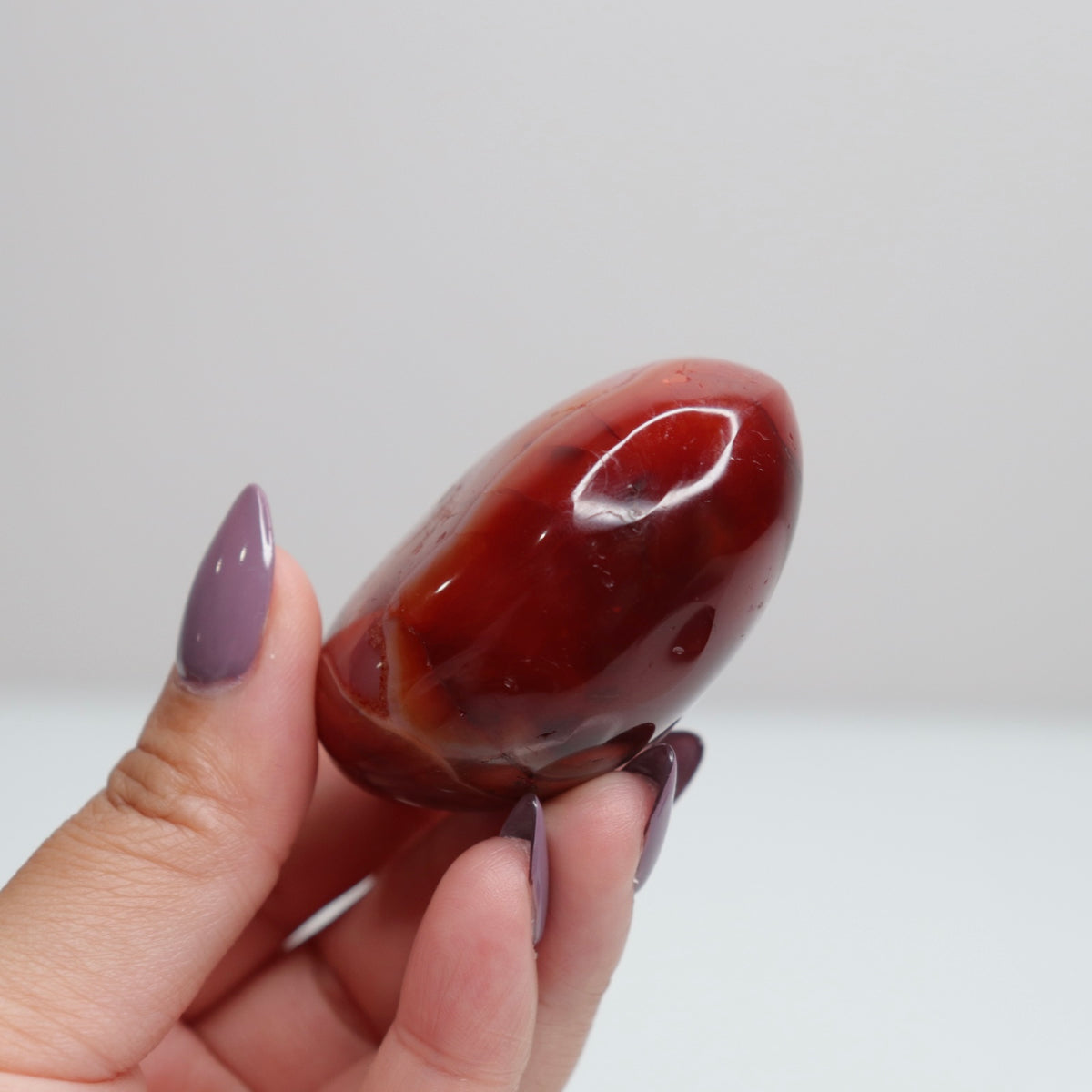 Carnelian Palm Stone 6