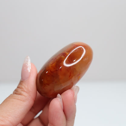 Carnelian Palm Stone 87