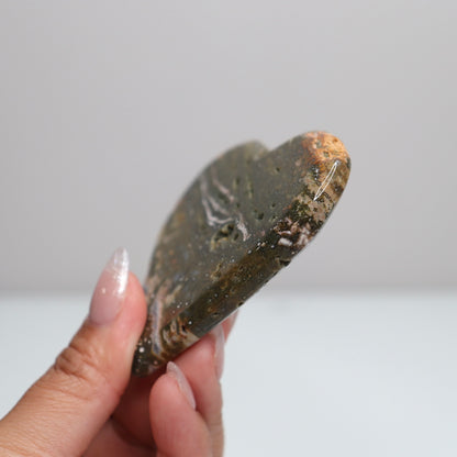 Ocean Jasper Heart | L
