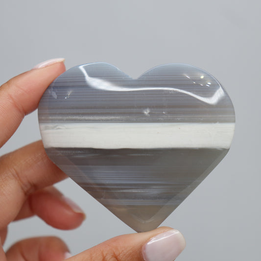 Banded Agate Heart | 4