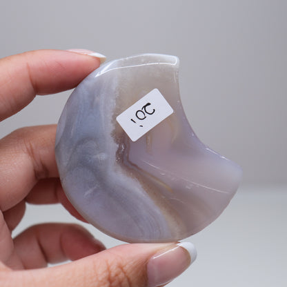 Flower Agate Moon | 2