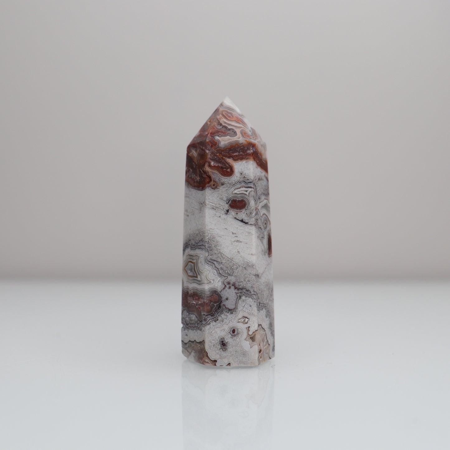 Crazy Lace Agate Tower 9